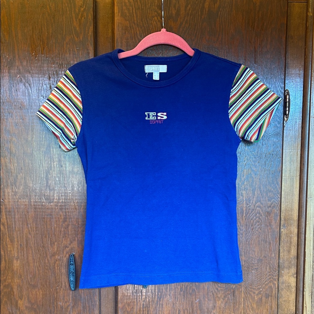 Vintage Y2K Esprit Striped Sleeve Shirt
